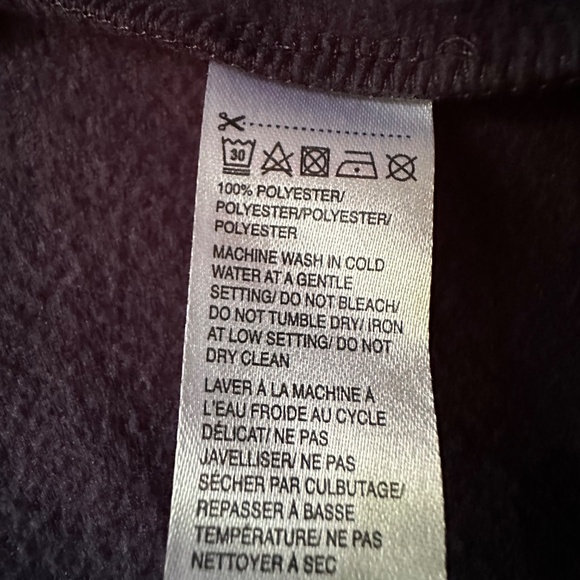 Manguun Teens Blue Zip-Up Fleece Jacket Size XL Juniors EUC! - Picture 4 of 6